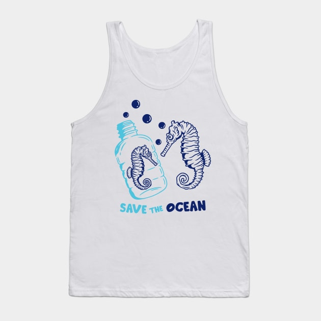 Save the ocean project - 1 Tank Top by Shankara